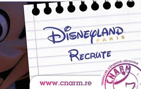 Disneyland Paris recrute